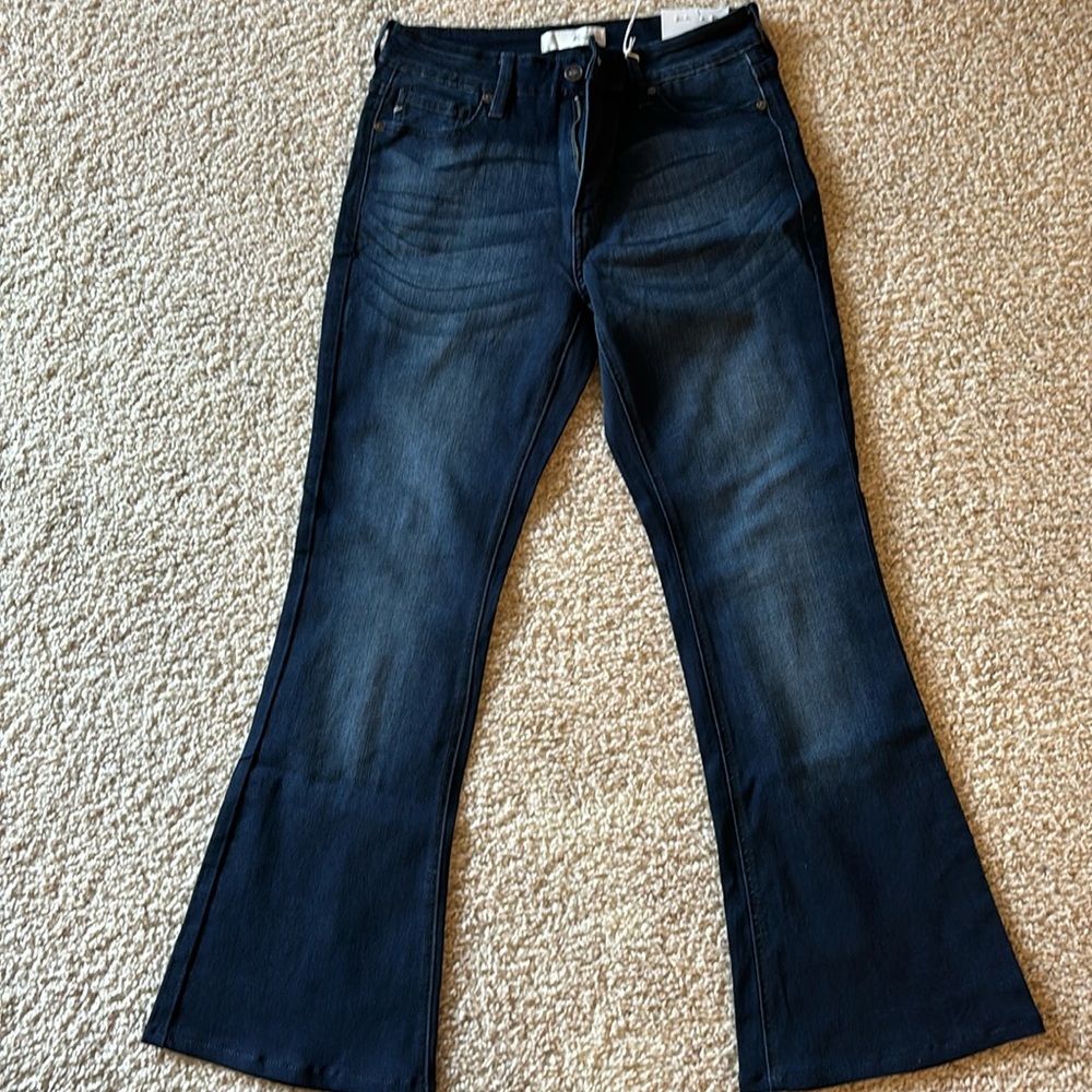 Kancan jeans size 11/29 inseam is 29. Dark blue.